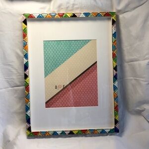 Colorful Geometric Framed Art